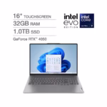 Lenovo IdeaPad Pro 5i 16" Touchscreen Laptop | Intel Core Ultra 9 | 32GB RAM | 1TB SSD | RTX 4050 | 120Hz OLED | Intel Evo.