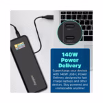Energizer 27000mAh 22.5W Fast-Charge Power Bank with Dual USB-A & USB-C Input – Matte Black (UE27000PQ)-(BRAND NEW) - view 4