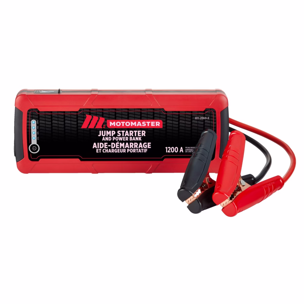 MotoMaster Jump Starter & USB Power Bank, Lithium-ion, 1200-Amp, 12V Booster Pack | Brand New