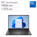 Dell 16" LDC16250 Touchscreen Laptop | Intel Core 7 150U | 16GB RAM | 1TB SSD | Windows 11 | Open Box