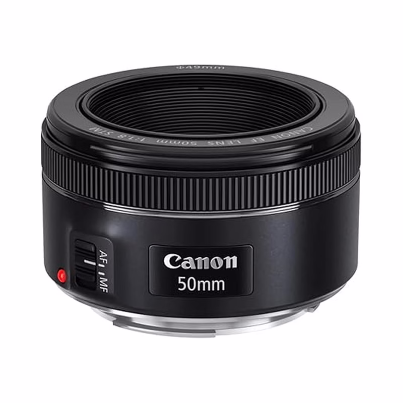 Canon EF 50mm f/1.8 STM Prime Lens for EF Cameras- Certified Pre-Owned