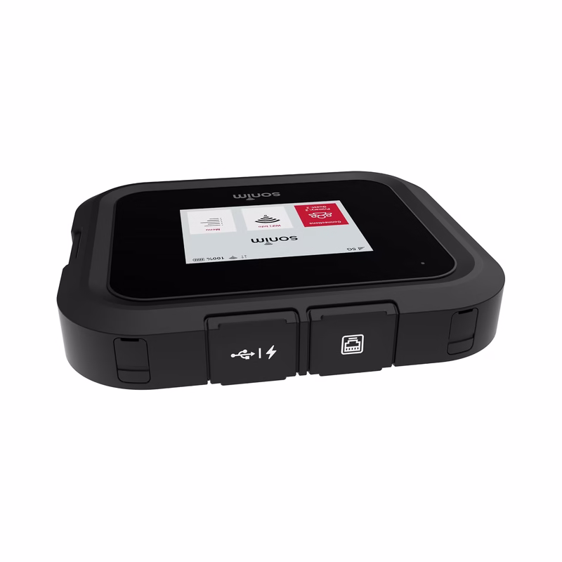 Sonim H500 Mobile 5G WiFi Hotspot – Touch Screen, MIL-STD-810H, 6000mAh, Up to 32 Devices - Certified Pre-Owned