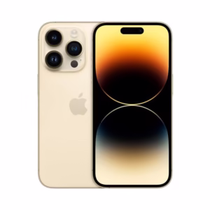 Apple iPhone 14 Pro - Fully Unlocked Smartphone -Excellent condition (Certified Pre-Owned) - Gold, 128GB