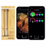 MEATER Pro Duo: WiFi Smart Meat Thermometer | 550?C High Heat Resistance | Long Range | Dual Probes | Six Sensors | BBQ,.