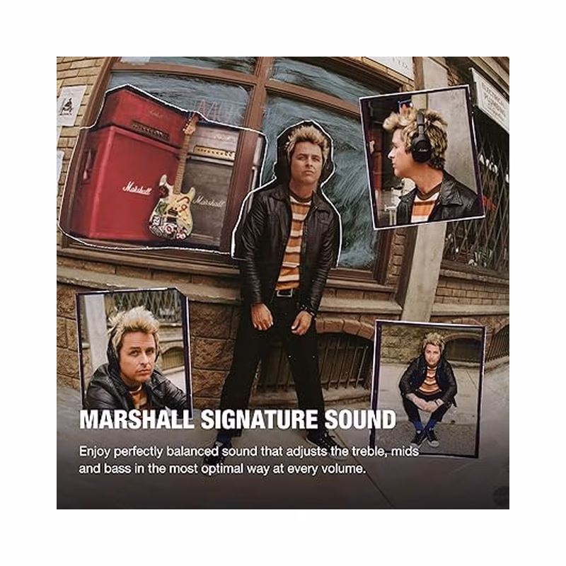 Marshall Monitor III Active Noise Canceling Over-Ear Bluetooth Headphone, Black (Brand New) - Image 5