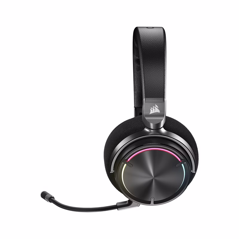 Corsair VIRTUOSO MAX Over-Ear Noise Cancelling Gaming Headphones - Carbon - Brand New - Image 5