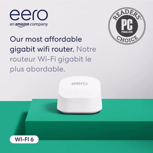 eero 6+ Dual-Band Whole Home Mesh Wi-Fi 6 Router (R010112) - Brand New - Image 2