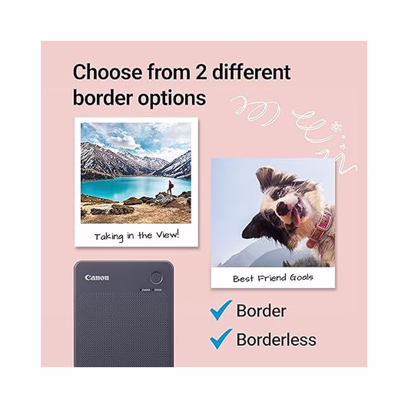 Canon SELPHY QX20 Compact Photo Printer Dark Gray (6752C001) - Brand New - Image 4