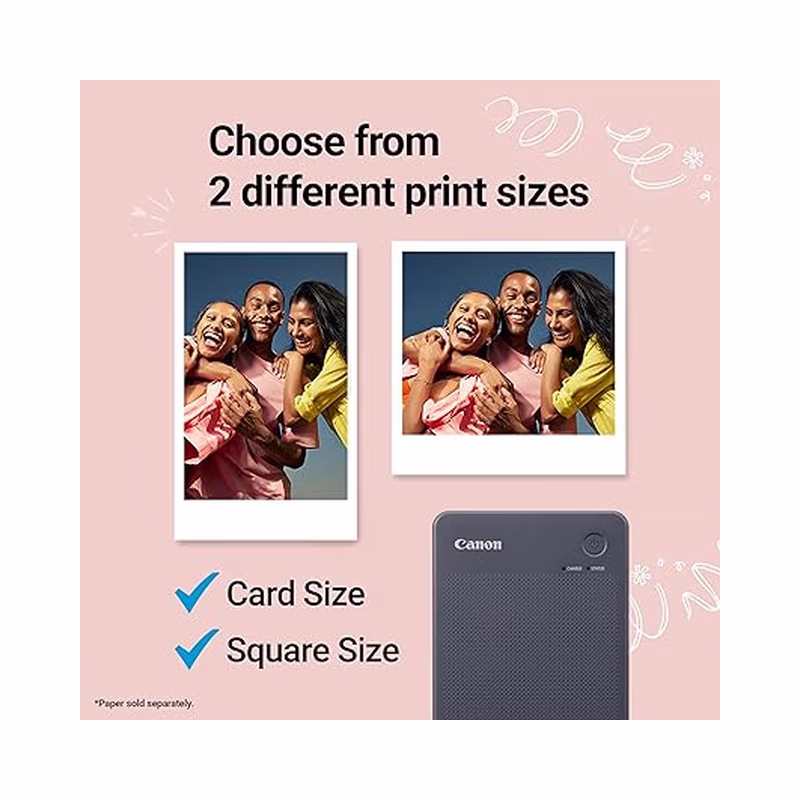 Canon SELPHY QX20 Compact Photo Printer Dark Gray (6752C001) - Brand New - Image 6