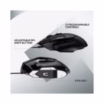 Logitech G502 X 25000 DPI Optical Gaming Mouse - Black - Brand New - view 2