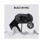 Logitech Brio 100 Full HD 1080p Webcam with Built-in Microphone - Graphite - Brand New - view 2