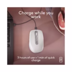 Logitech MX Anywhere 3S Wireless Compact Darkfield Mouse for Mac - Pale Grey - Brand New - view 3