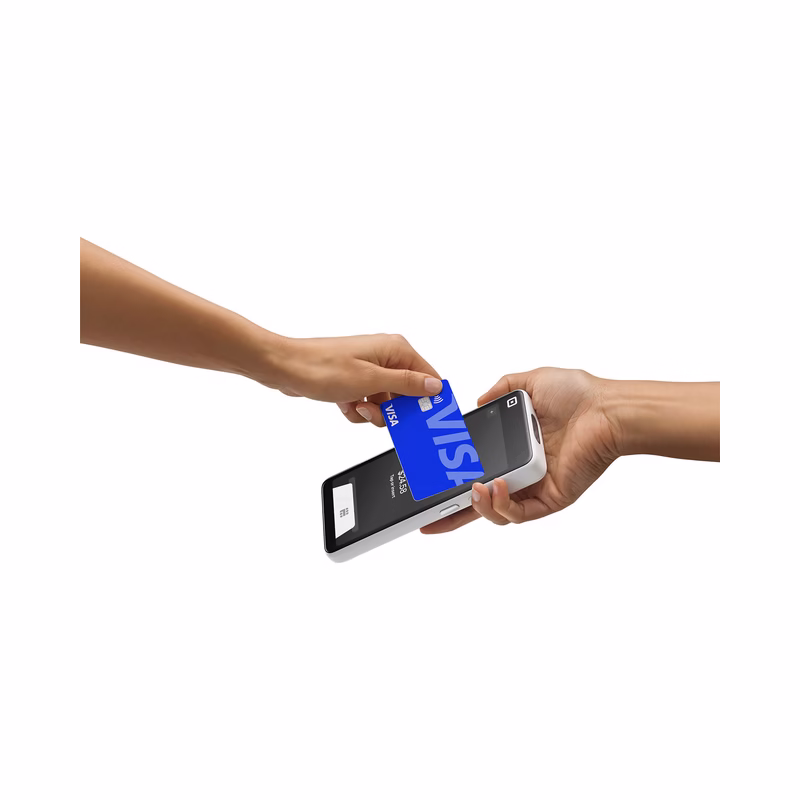 Square Handheld Portable Credit Card Machine - Mineral White - Brand New - Image 5