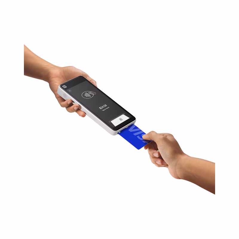 Square Handheld Portable Credit Card Machine - Mineral White - Brand New - Image 6