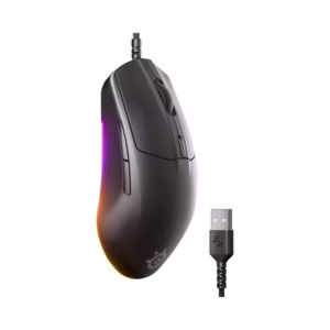 SteelSeries Rival 3 Gen 2 Gaming Mouse — 8500 DPI TrueMove Core Optical Sensor — RGB — Black— Brand New