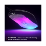 SteelSeries Rival 3 Gen 2 Gaming Mouse — 8500 DPI TrueMove Core Optical Sensor — RGB — Black— Brand New - view 3