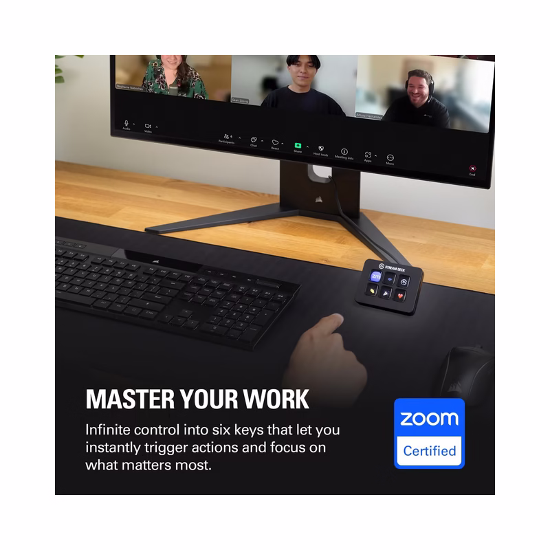 Elgato Stream Deck Mini – Control Zoom, Teams, PowerPoint, MS Office and More, Boost Productivity with Seamless Integration for Daily Apps, Set Up Shortcuts Easily, Compatible with Mac and PC - Brand New - Image 4
