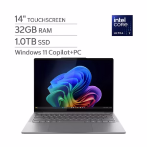 Lenovo Slim 7i 14" OLED Copilot+ PC - Aura Edition - Intel Core Ultra 7 Processor 258V - Windows 11 - 32 GB RAM - 1TB SSD - Touchscreen - Open Box