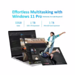 Auusda T152A 15.6" Laptop Computer Intel N95 up to 3.4 GHz, 32GB DDR4 RAM, 1TB NVMe SSD, Windows 11 Pro - Open Box - view 2