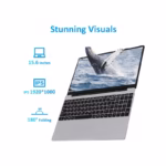 Auusda T152A 15.6" Laptop Computer Intel N95 up to 3.4 GHz, 32GB DDR4 RAM, 1TB NVMe SSD, Windows 11 Pro - Open Box - view 3