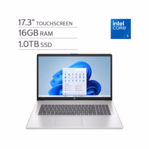 HP 17.3" HD+ Laptop - Intel Core 5 120U - (1600 x 900) - 16GB Memory - 1TB SSD - Windows 11 Home Touchscreen - Certified Pre-Owned