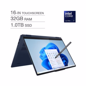 Lenovo IdeaPad 5i | Core Ultra 7 Processor | 32GB RAM | 1TB SSD | 2-in-1 16" Touchscreen Laptop - Open Box