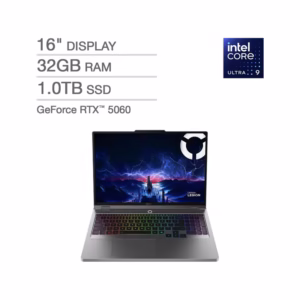 Lenovo Legion 5i 16" Gaming Laptop - Intel Core Ultra 9 275HX - GeForce RTX 5060 - WQXGA (2560x1600) - 32GB RAM - 1TB SSD - Windows 11 Home - Open Box