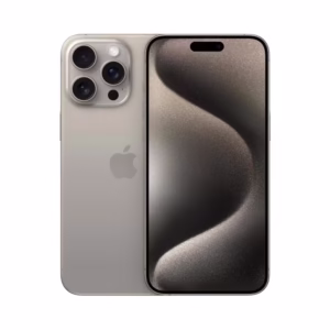 Apple iPhone 15 Pro Unlocked 6.1" OLED 120Hz 5G | Excellent Condition - (Certified Pre-Owned) - Natural Titanium, 256GB