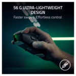 Razer DeathAdder V4 Pro 56g ultra-lightweight design for faster swipes and effortless gaming control