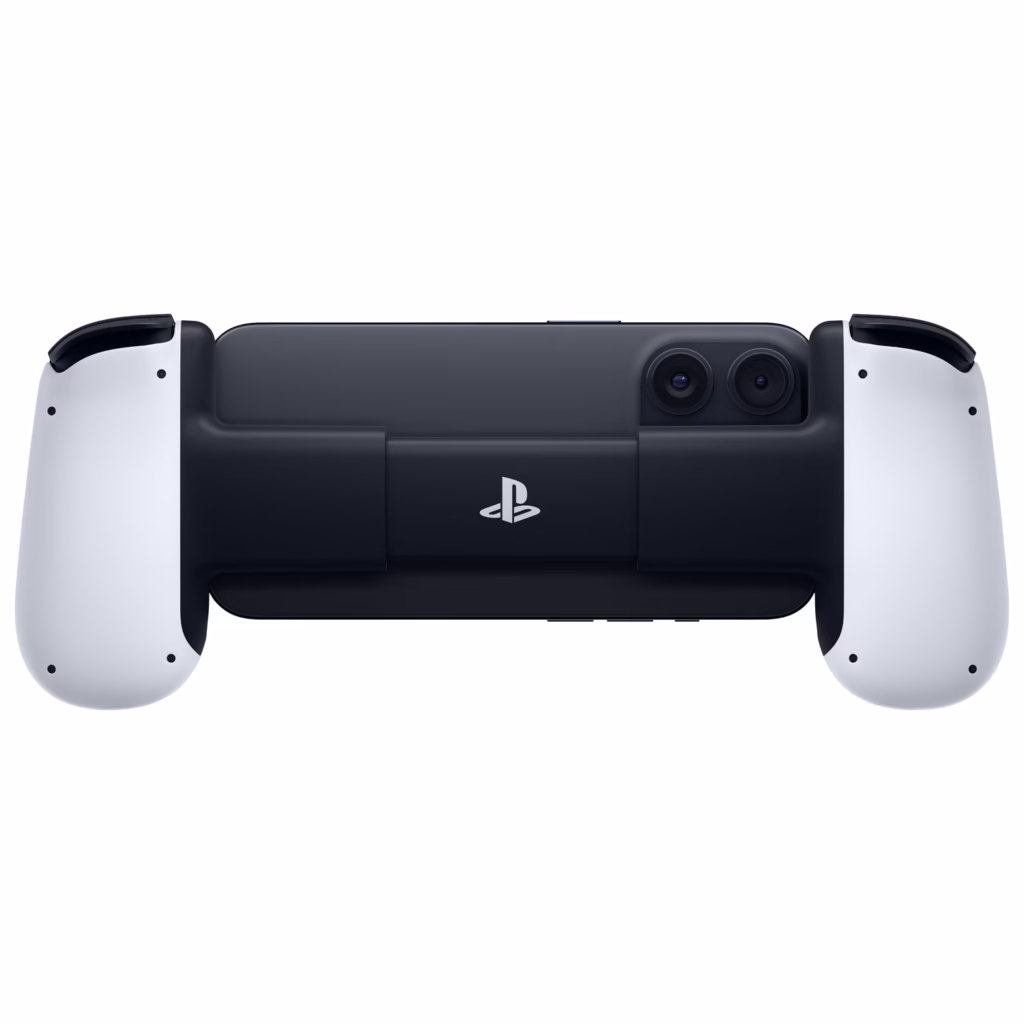 Backbone One PlayStation Edition Lightning 2nd Gen controller back showing PlayStation logo with iPhone