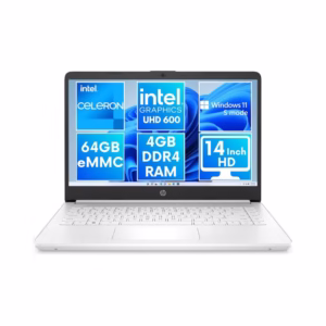 HP 14-dq0052dx 14" Pentium N4120 8GB 64GB Laptop - Certified Pre Owned