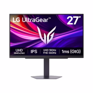 LG 27G810A-B 27 inch Monitor / 4K UHD /180Hz / IPS / 1ms GtG, Dual-Mode/VESA DisplayHDR 400 / HDMI 2.1 / NVIDIA G-SYNC Compatible, AMD FreeSync Premium/DCI-P3 95% - Open Box