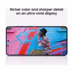 Samsung Galaxy S26+ 6.7 inch Dynamic AMOLED 2X display showing rich color and HDR10+ at 120Hz refresh rate