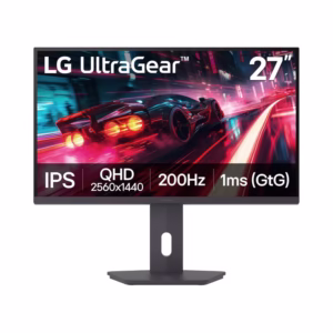 LG 27G610A-B 27" Ultragear 27-inch | QHD (2560 x 1440) | IPS / 200Hz / 1ms / AMD FreeSync Premium | VESA DisplayHDR 400 | HDMI, DisplayPort | Tilt Stand  - Open Box