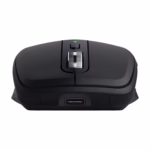 Logitech MX Anywhere 3S wireless mouse front view showing USB-C port