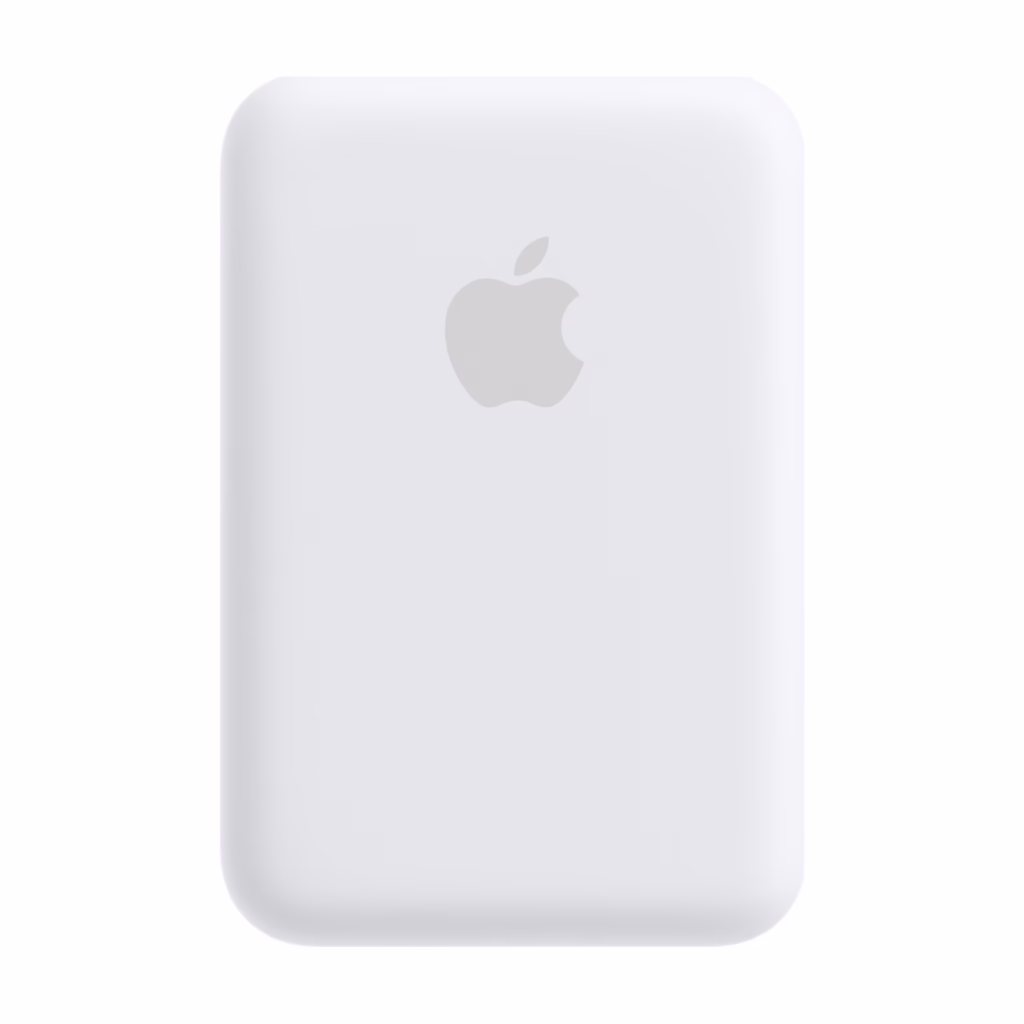 Apple MagSafe Battery Pack in white, front view