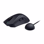 Razer DeathAdder V4 Pro Black with HyperPolling wireless dongle hemispherical base and LEDs