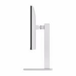 LG UltraFine 27US550-W side profile showing slim borderless design and adjustable stand