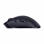 Razer DeathAdder V4 Pro side profile showing two programmable thumb buttons and ergonomic curve