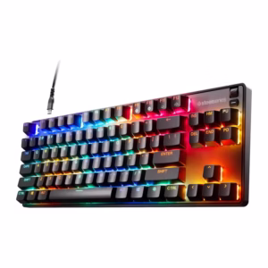 SteelSeries Apex 9 TKL Black mechanical gaming keyboard with PrismSync per-key RGB lighting