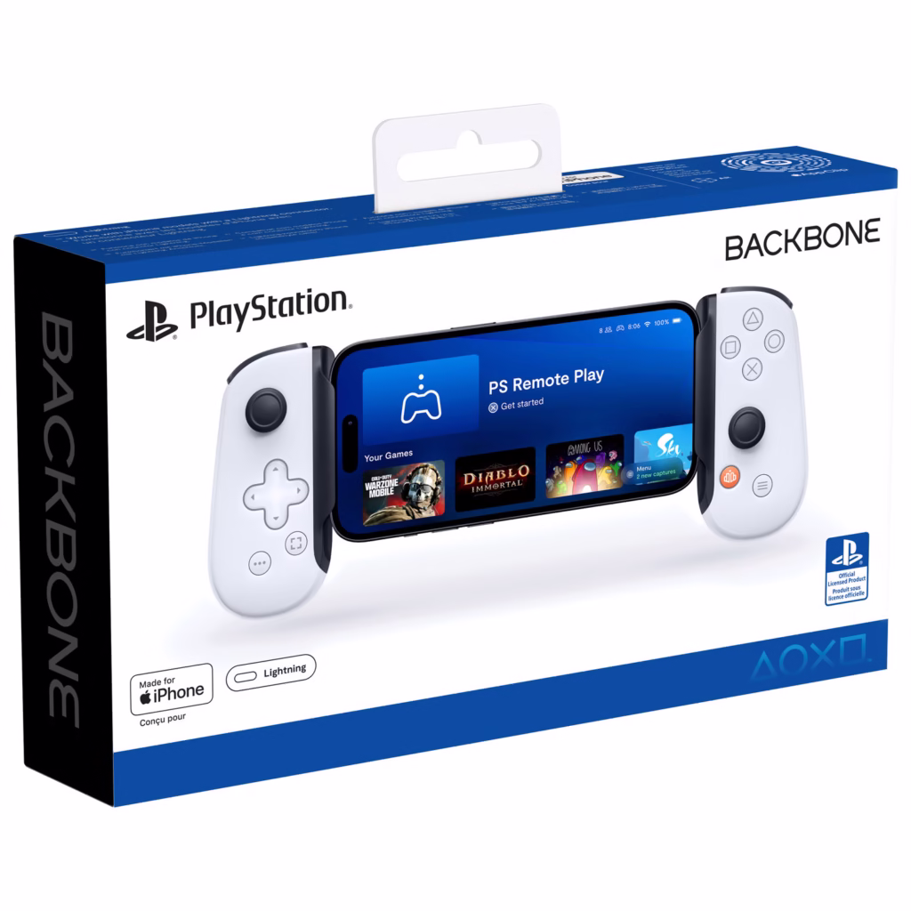 Backbone One PlayStation Edition Lightning 2nd Gen retail box packaging