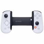 Backbone One PlayStation Edition Lightning 2nd Gen controller front view in white