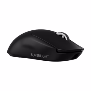 Logitech G PRO X Superlight 2 SE wireless gaming mouse top view in black, 60 gram ultralight design