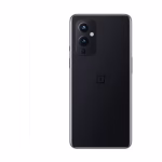 OnePlus 9 5G Astral Black rear view with Hasselblad triple camera
