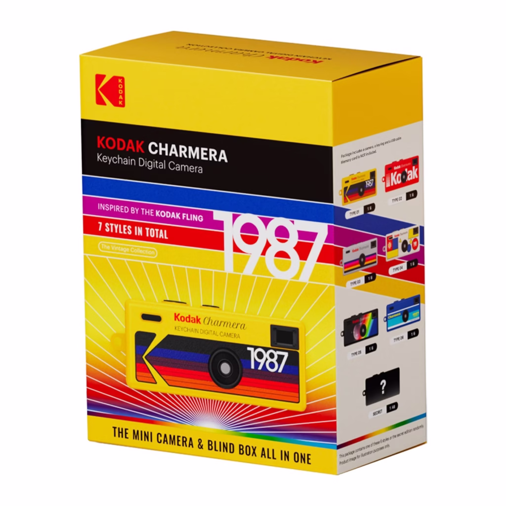 Kodak Charmera blind box retail packaging