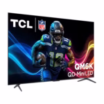 TCL 65QM67K QM6K Series 4K QD-Mini LED TV, angled three-quarter view