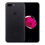 Apple iPhone 7 Plus Black front and back dual camera