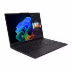 ThinkPad T16 right three-quarter angle showing 16-inch display and keyboard deck