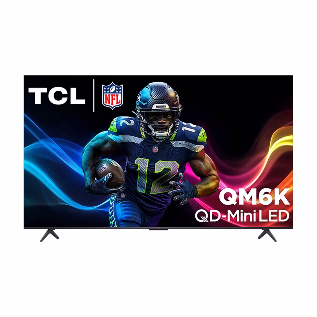 TCL 65QM67K 65-inch QD-Mini LED QLED 4K Google TV, front view
