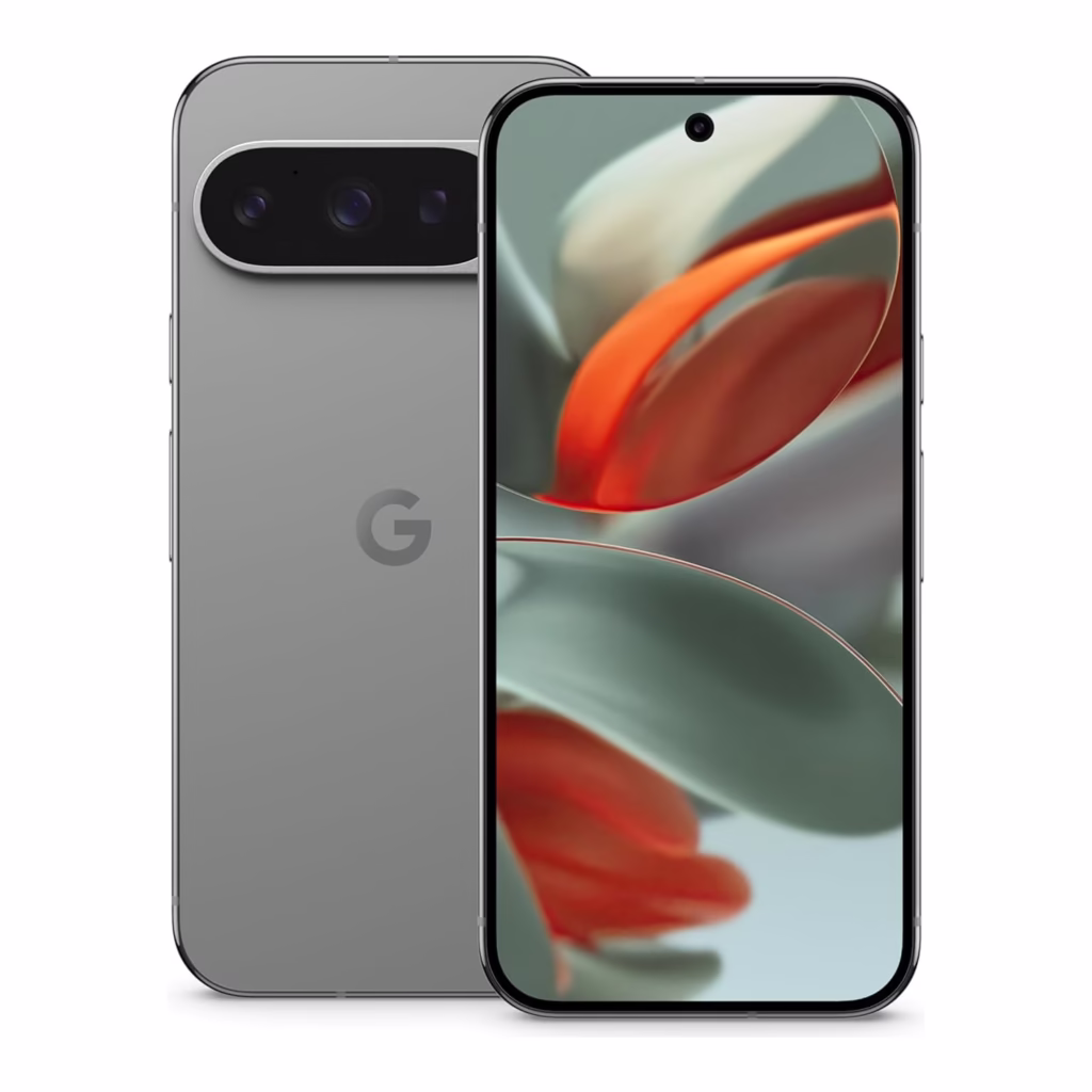 Google Pixel 9 Pro XL Obsidian front and back